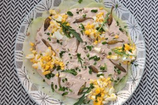 Carpaccio colrave et thon